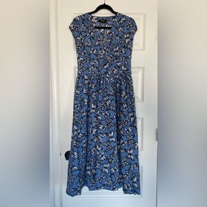 kate spade Blue and Black Butterfly Dress